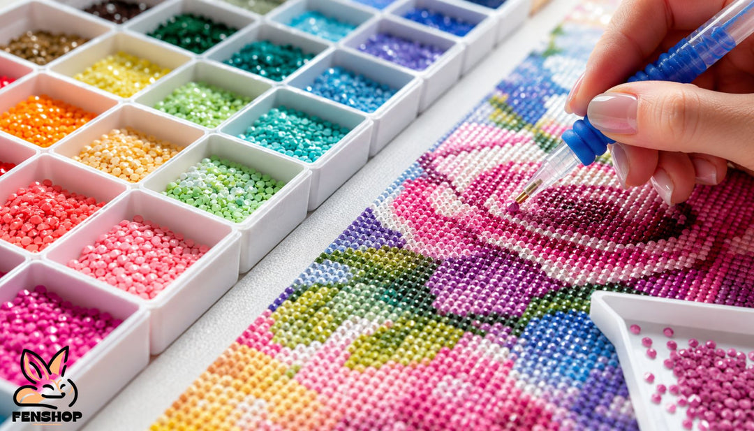 Jak działa skala kolorów DMC w diamond painting