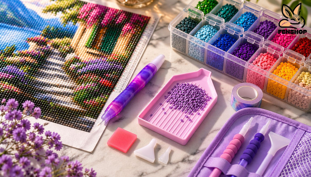 Gdzie najlepiej kupić akcesoria do haftu diamentowego, aby pracować szybciej i dokładniej?