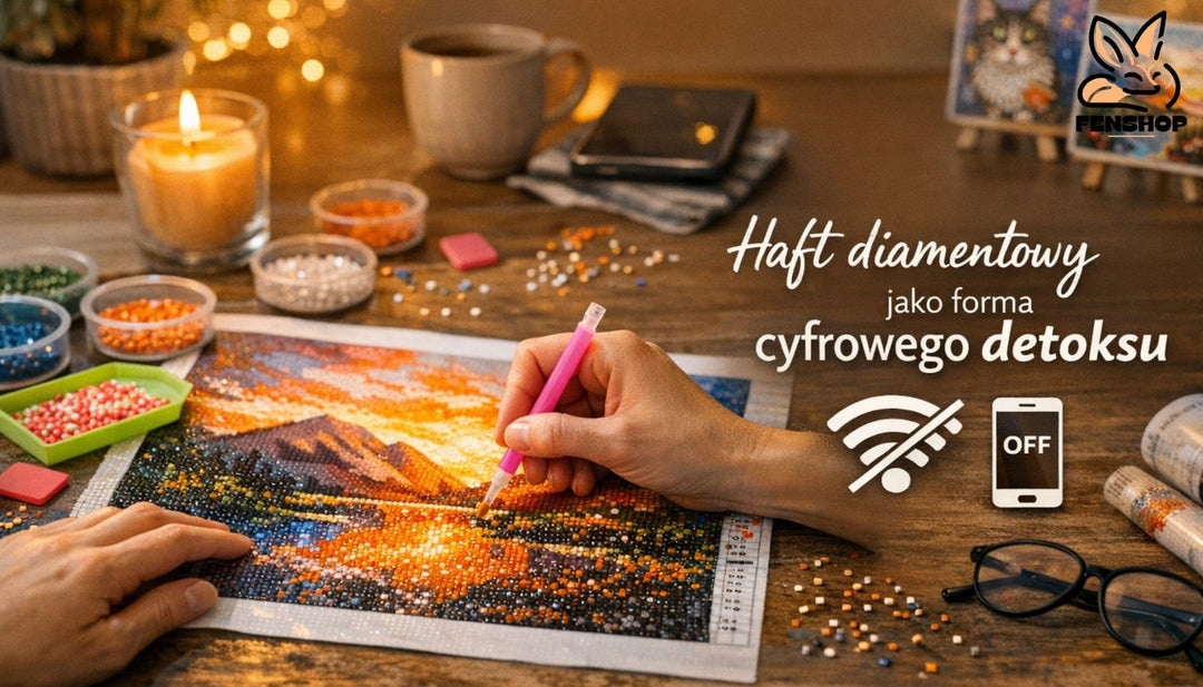 Haft diamentowy jako forma cyfrowego detoksu