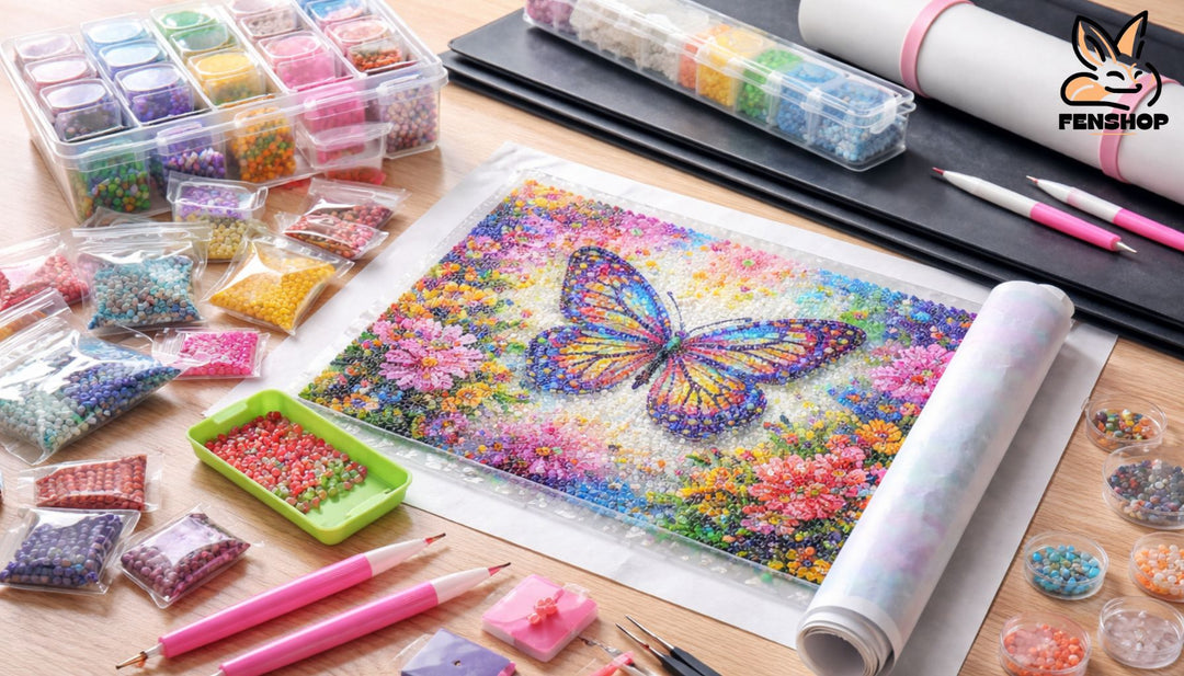 Jak przechowywać rozpoczęty haft diamentowy