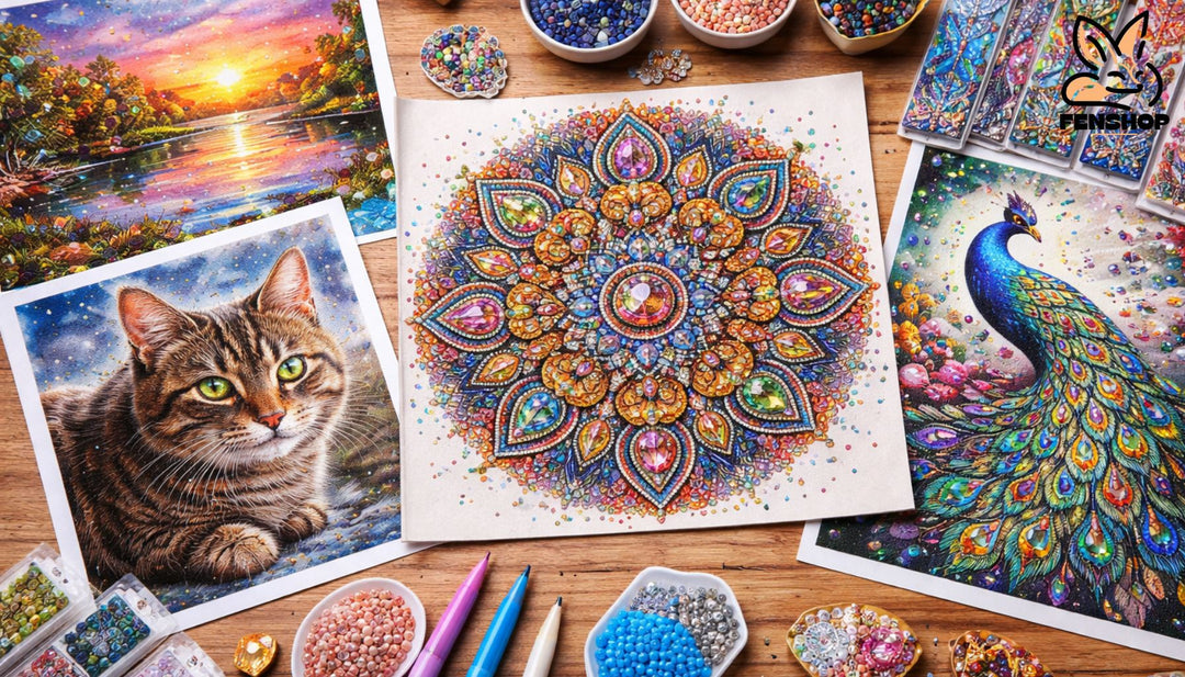 Jakie formy haftu diamentowego możesz wybrać? Przegląd najpopularniejszych wariantów