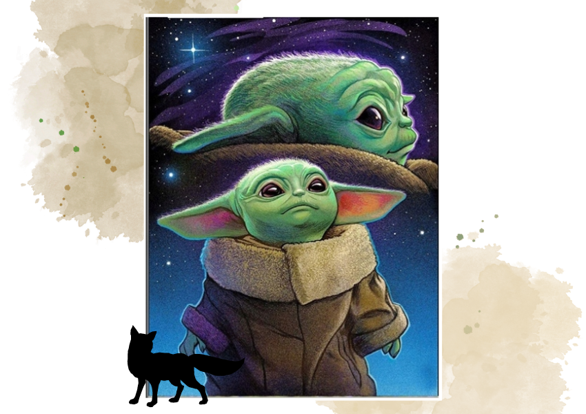 HAFT DIAMENTOWY BABY YODA