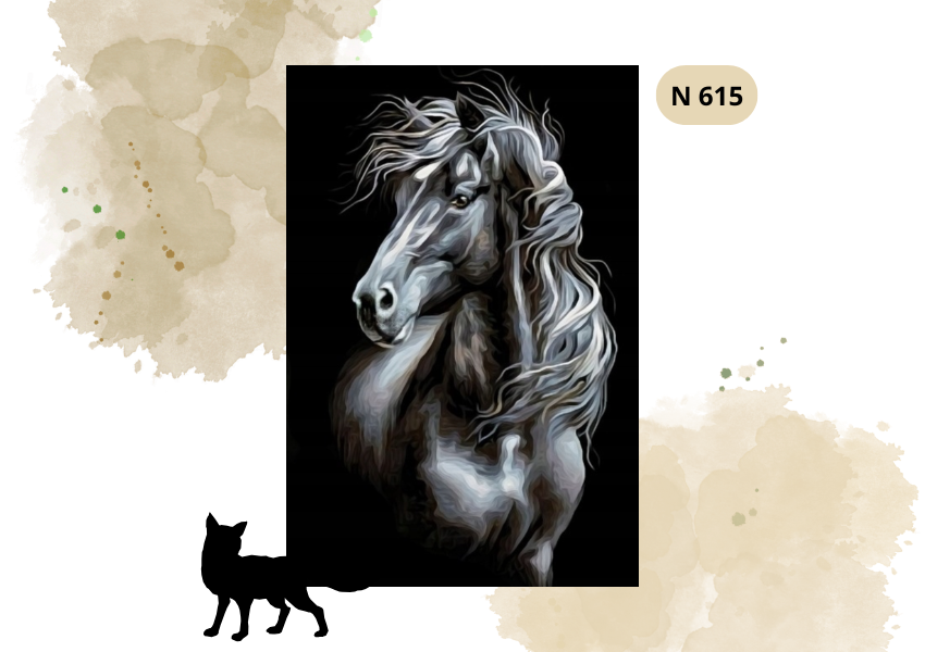 Haft Diamentowy Zwierzęta "Koń"