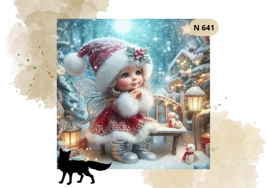 Haft Diamentowy Świąteczny "Mały Elf"