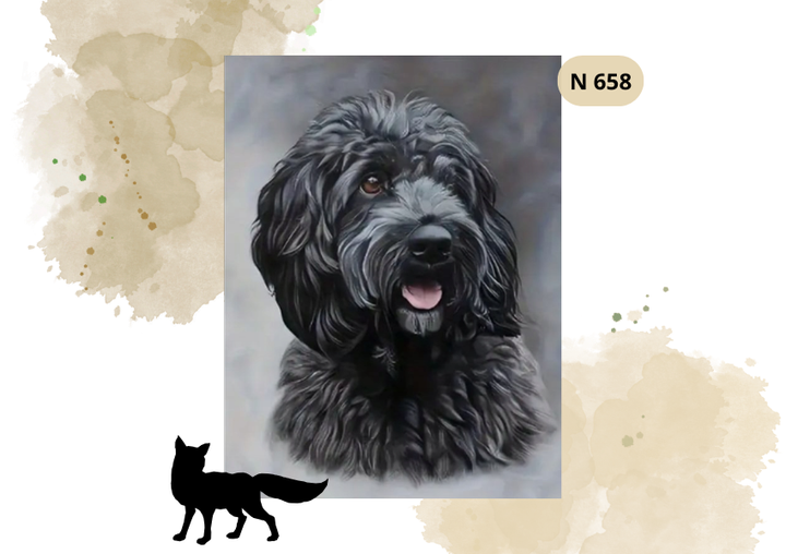 Haft Diamentowy Zwierzęta "Cockapo"