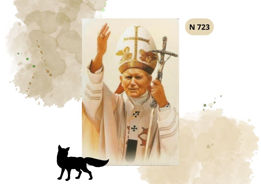 Haft Diamentowy Religijny "Papież Jan Paweł II w Sutannie"