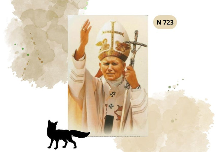 Haft Diamentowy Religijny "Papież Jan Paweł II w Sutannie"
