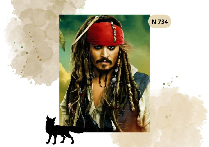Haft Diamentowy "Kapitan Jack Sparrow"