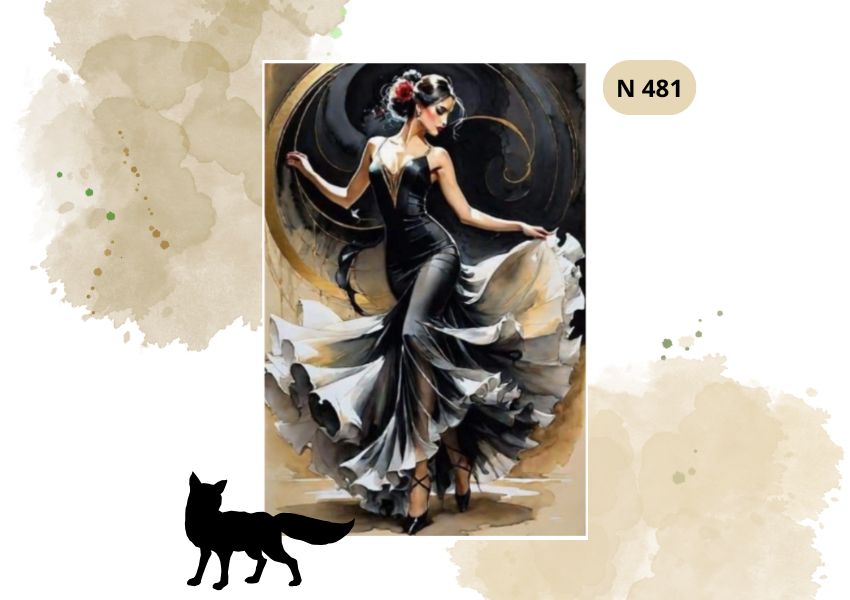 Haft Diamentowy "Kobieta Tańcząca Tango"