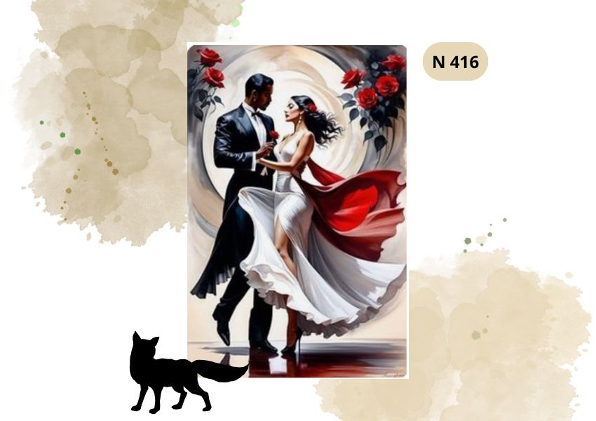 Haft Diamentowy Kobieta "Taniec Tango"