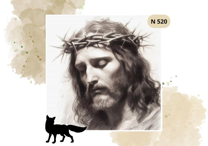 Haft Diamentowy Religijny "Ikona Jezusa"
