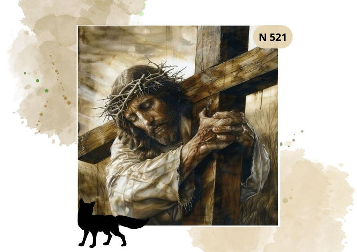 Jezus niesie krzyż