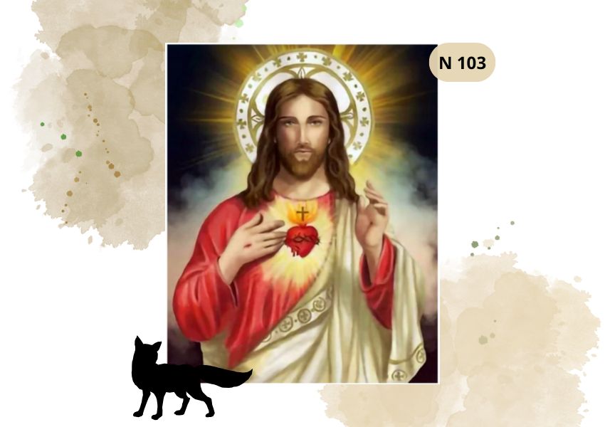 Jezus serce gorejące