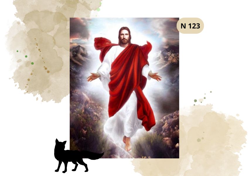 Haft Diamentowy Religijny Jezus Zmartwychwstały