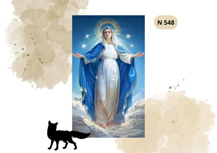 Haft Diamentowy Religijny "Matka Boska w Niebie"