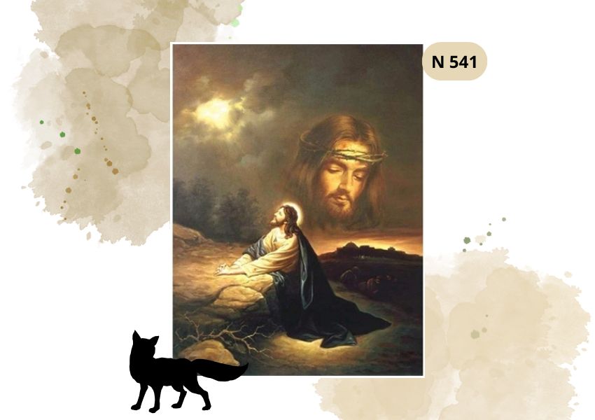 Haft Diamentowy Religijny "Modlitwa Jezusa"